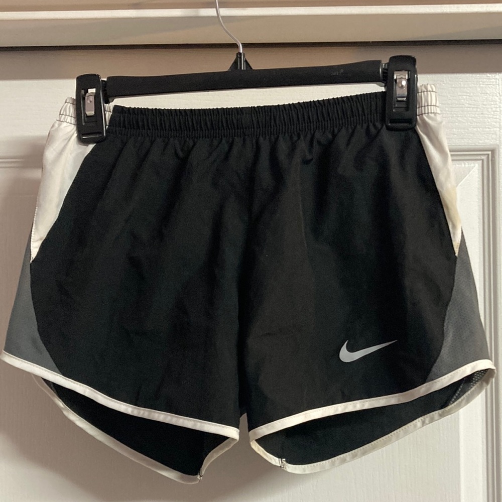 Nike drifit running 10k shorts Size XS - Black/White/Gray-Never worn!